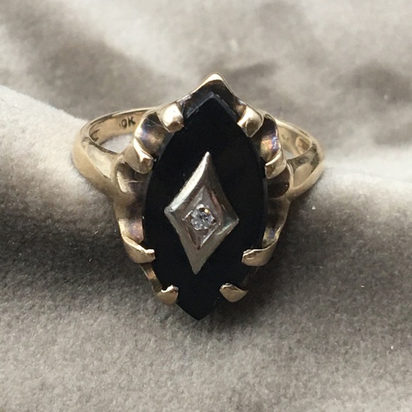 10k vintage Art Deco ring - Picture 5 of 10